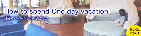 How to spend One day vacation 日帰りバケーションの過ごし方